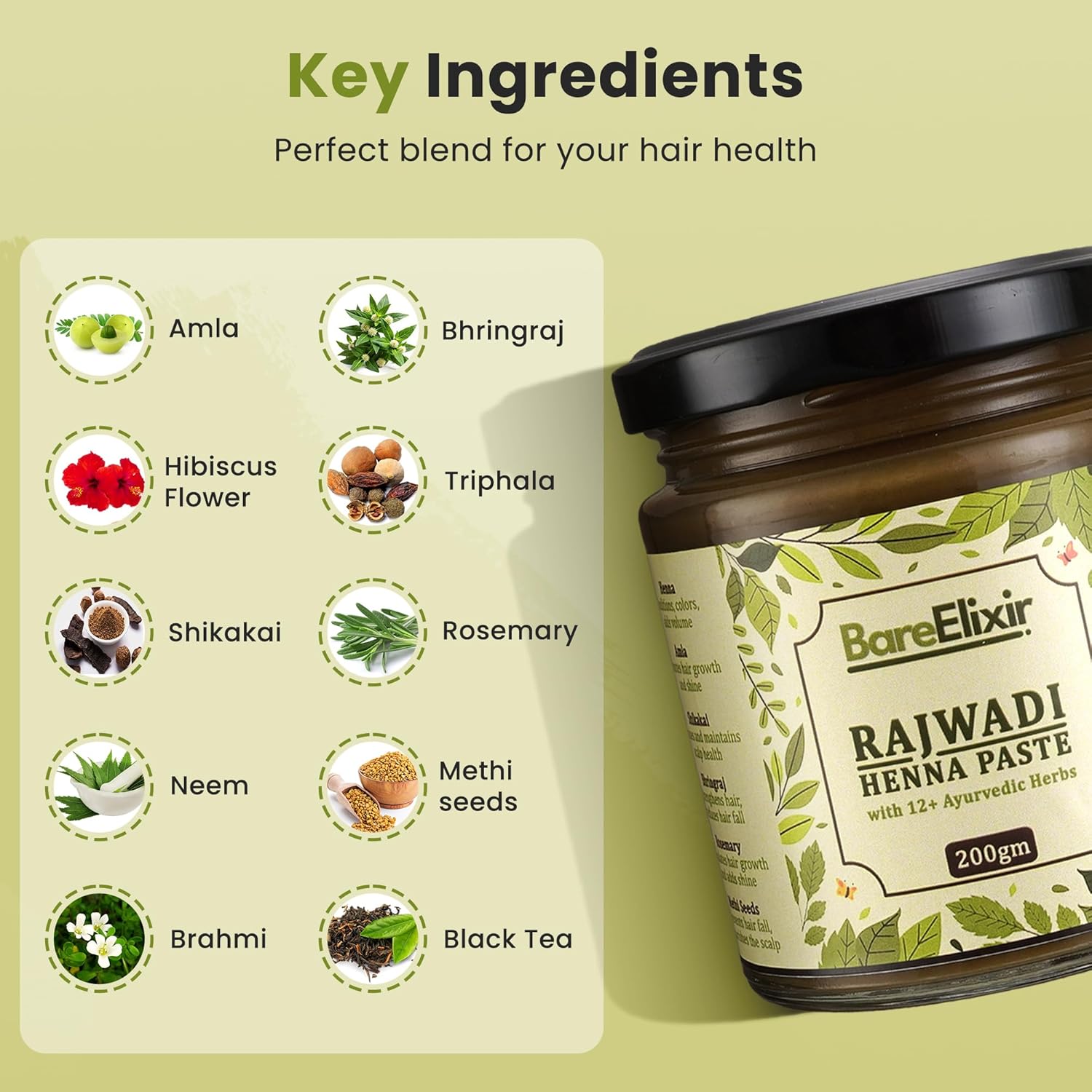 Ready to Apply Fresh Henna Paste