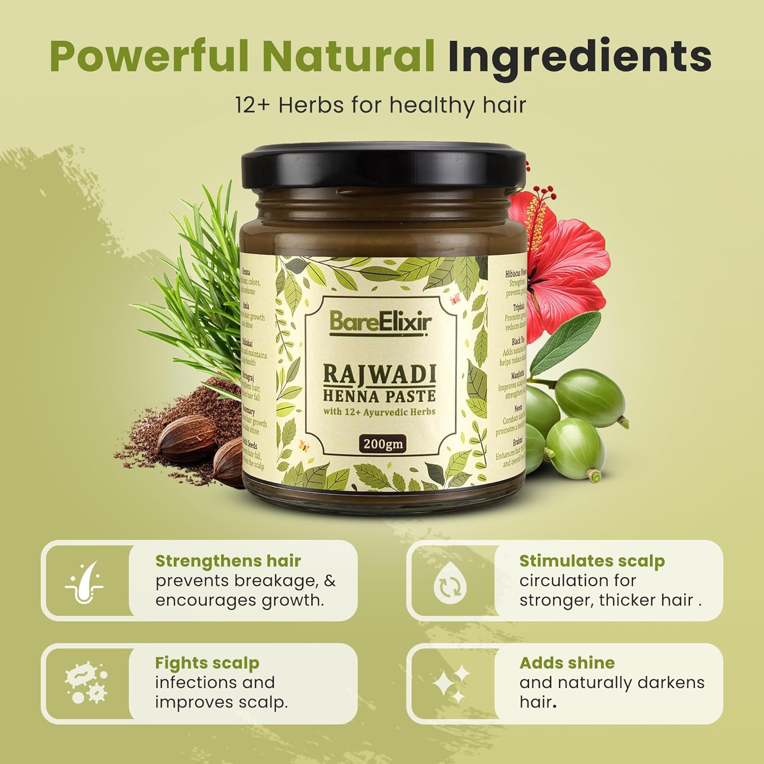 Ready to Apply Fresh Henna Paste