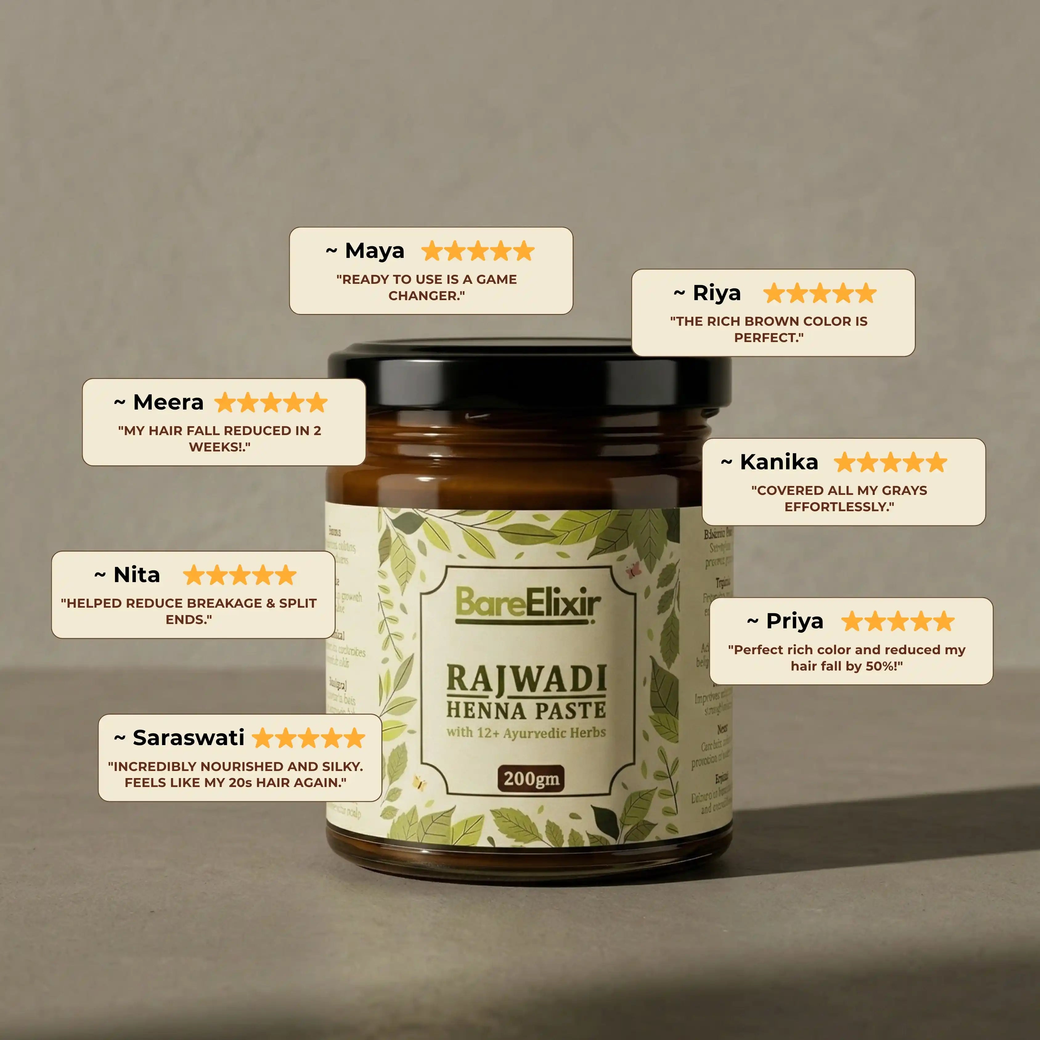 Ready to Apply Fresh Henna Paste